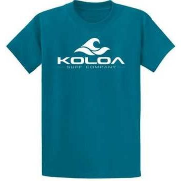 Koloa Surf Co. Wave Logo Cotton T-Shirts in Regular, Big and Tall Sizes Koloa Surf Company Men's Shirts