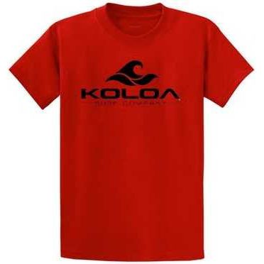 Koloa Surf Co. Wave Logo Cotton T-Shirts in Regular, Big and Tall Sizes Koloa Surf Company Men's Shirts