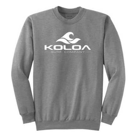 Koloa Surf Co. Classic Wave Heavyweight Tall Crewneck Sweatshirts LT-4XLT Koloa Surf Company Big & Tall Apparel