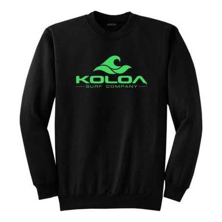 Koloa Surf Co. Classic Wave Heavyweight Tall Crewneck Sweatshirts LT-4XLT Koloa Surf Company Big & Tall Apparel