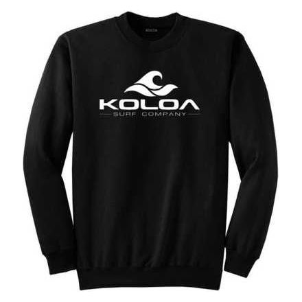 Koloa Surf Co. Classic Wave Heavyweight Tall Crewneck Sweatshirts LT-4XLT Koloa Surf Company Big & Tall Apparel