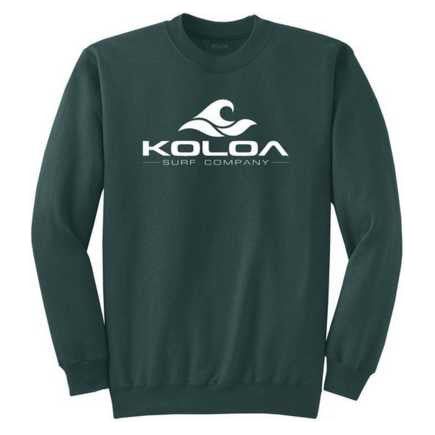 Koloa Surf Co. Classic Wave Heavyweight Tall Crewneck Sweatshirts LT-4XLT Koloa Surf Company Big & Tall Apparel