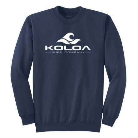 Koloa Surf Co. Classic Wave Heavyweight Tall Crewneck Sweatshirts LT-4XLT Koloa Surf Company Big & Tall Apparel