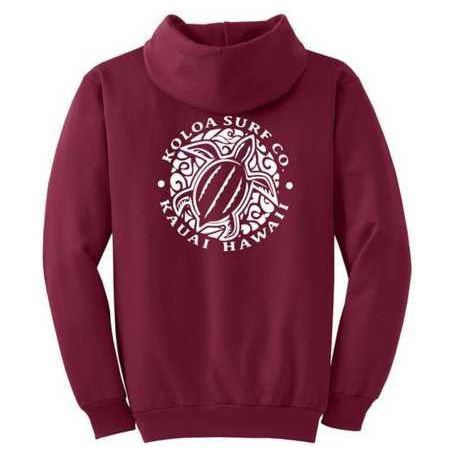 Koloa Surf Co. Hawaiian Turtle Logo Hoodies. Hooded Sweatshirts Koloa Surf Company Mens Apparel