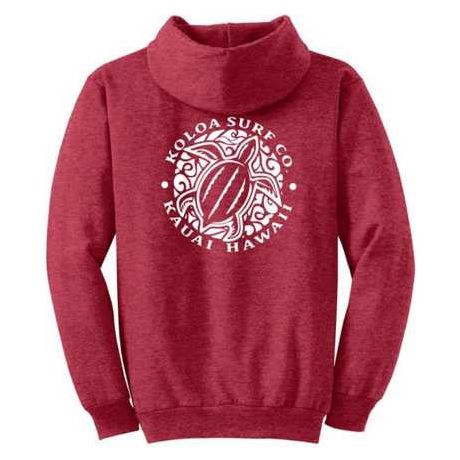 Koloa Surf Co. Hawaiian Turtle Logo Hoodies. Hooded Sweatshirts Koloa Surf Company Mens Apparel