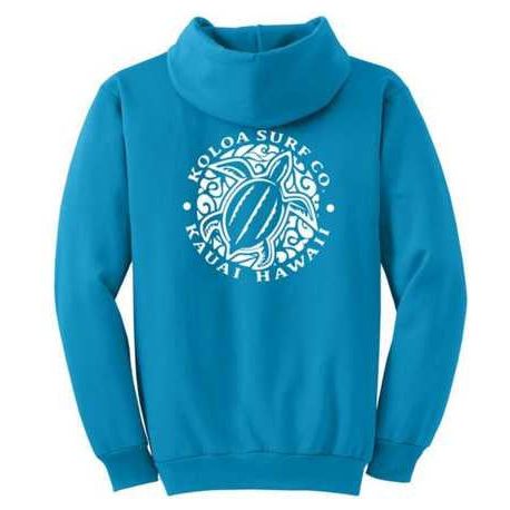 Koloa Surf Co. Hawaiian Turtle Logo Hoodies. Hooded Sweatshirts Koloa Surf Company Mens Apparel