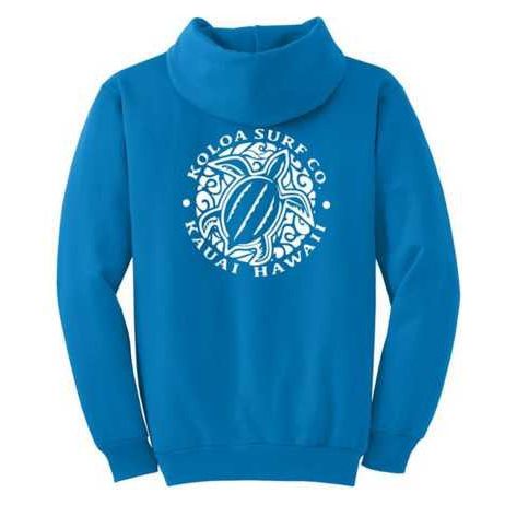 Koloa Surf Co. Hawaiian Turtle Logo Hoodies. Hooded Sweatshirts Koloa Surf Company Mens Apparel