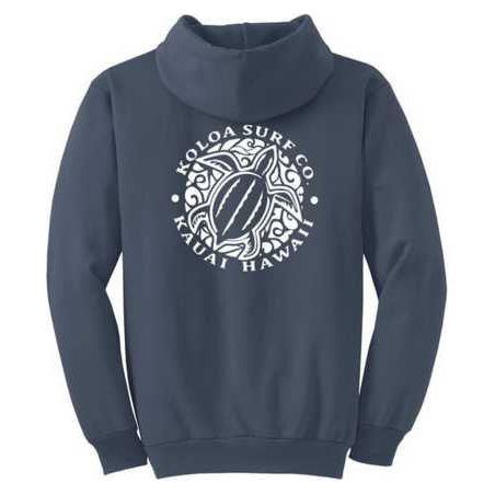 Koloa Surf Co. Hawaiian Turtle Logo Hoodies. Hooded Sweatshirts Koloa Surf Company Mens Apparel