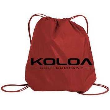 Koloa Surf Co. Beach Bag Drawstring Cinch Pack Backpack Koloa Surf Company Accessories and More