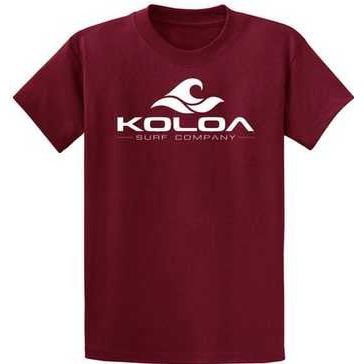 Koloa Surf Co. Wave Logo 50/50 Cotton Poly Blend T-Shirts Koloa Surf Company Men's Shirts