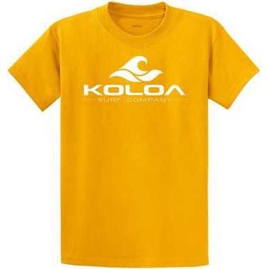 Koloa Surf Co. Wave Logo 50/50 Cotton Poly Blend T-Shirts Koloa Surf Company Men's Shirts