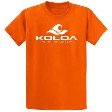 Koloa Surf Co. Wave Logo 50/50 Cotton Poly Blend T-Shirts Koloa Surf Company Men's Shirts