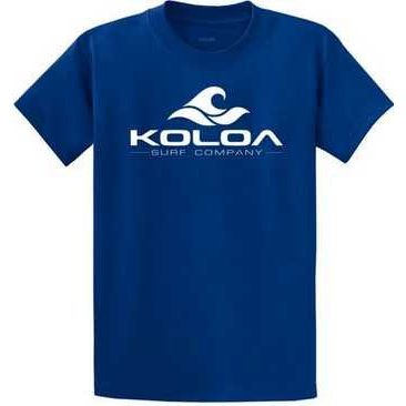 Koloa Surf Co. Wave Logo 50/50 Cotton Poly Blend T-Shirts Koloa Surf Company Men's Shirts