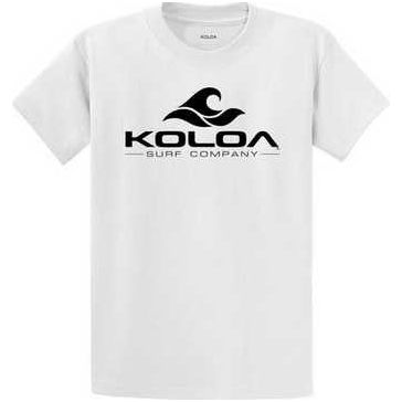 Koloa Surf Co. Wave Logo 50/50 Cotton Poly Blend T-Shirts Koloa Surf Company Men's Shirts