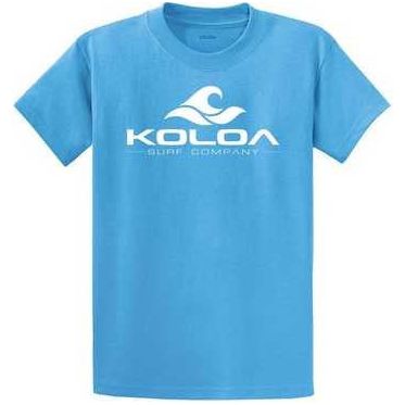 Koloa Surf Co. Wave Logo 50/50 Cotton Poly Blend T-Shirts Koloa Surf Company Men's Shirts