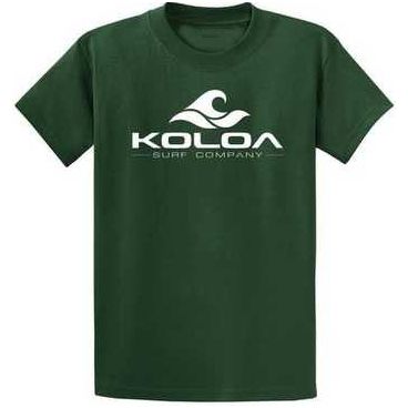 Koloa Surf Co. Wave Logo 50/50 Cotton Poly Blend T-Shirts Koloa Surf Company Men's Shirts