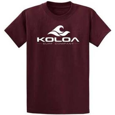 Koloa Surf Co. Wave Logo 50/50 Cotton Poly Blend T-Shirts Koloa Surf Company Men's Shirts