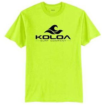 Koloa Surf Co. Wave Logo 50/50 Cotton Poly Blend T-Shirts Koloa Surf Company Men's Shirts