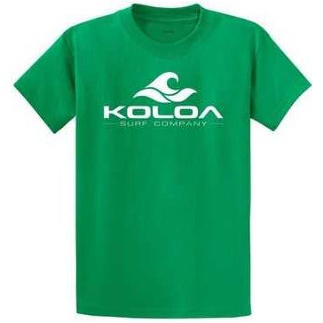 Koloa Surf Co. Wave Logo 50/50 Cotton Poly Blend T-Shirts Koloa Surf Company Men's Shirts