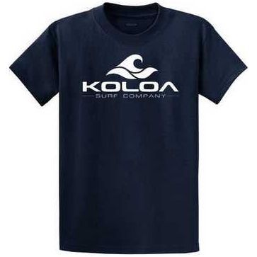 Koloa Surf Co. Wave Logo 50/50 Cotton Poly Blend T-Shirts Koloa Surf Company Men's Shirts