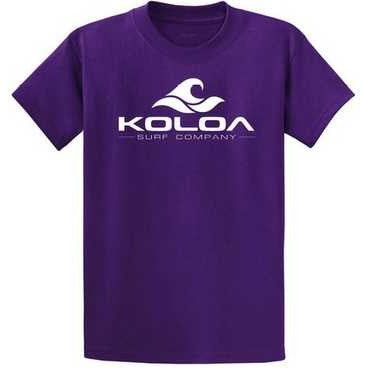 Koloa Surf Co. Wave Logo 50/50 Cotton Poly Blend T-Shirts Koloa Surf Company Men's Shirts