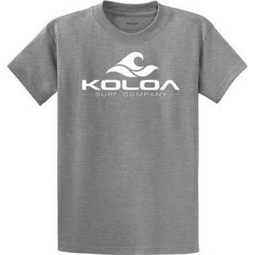 Koloa Surf Co. Wave Logo 50/50 Cotton Poly Blend T-Shirts Koloa Surf Company Men's Shirts