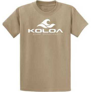 Koloa Surf Co. Wave Logo 50/50 Cotton Poly Blend T-Shirts Koloa Surf Company Men's Shirts