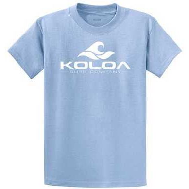 Koloa Surf Co. Wave Logo 50/50 Cotton Poly Blend T-Shirts Koloa Surf Company Men's Shirts