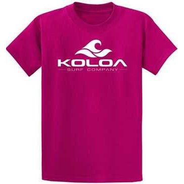 Koloa Surf Co. Wave Logo 50/50 Cotton Poly Blend T-Shirts Koloa Surf Company Men's Shirts