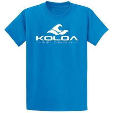 Koloa Surf Co. Wave Logo 50/50 Cotton Poly Blend T-Shirts Koloa Surf Company Men's Shirts