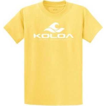 Koloa Surf Co. Wave Logo 50/50 Cotton Poly Blend T-Shirts Koloa Surf Company Men's Shirts