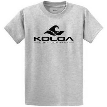 Koloa Surf Co. Wave Logo 50/50 Cotton Poly Blend T-Shirts Koloa Surf Company Men's Shirts