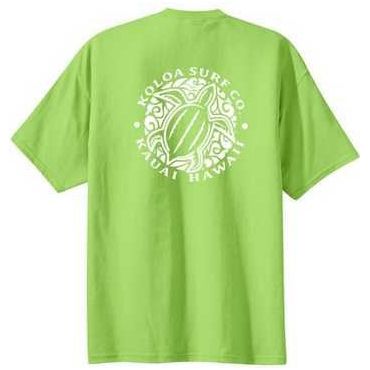 Koloa Surf Co. Hawaiian Honu Turtle Logo Cotton T-Shirts Koloa Surf Company Mens Apparel