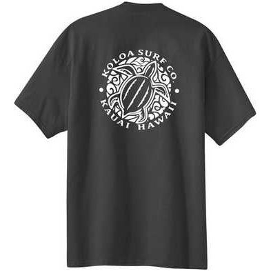 Koloa Surf Co. Hawaiian Honu Turtle Logo Cotton T-Shirts Koloa Surf Company Mens Apparel