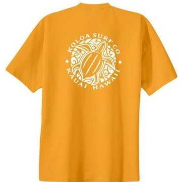 Koloa Surf Co. Hawaiian Honu Turtle Logo Cotton T-Shirts Koloa Surf Company Mens Apparel