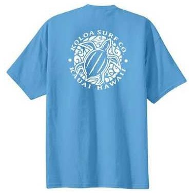 Koloa Surf Co. Hawaiian Honu Turtle Logo Cotton T-Shirts Koloa Surf Company Mens Apparel