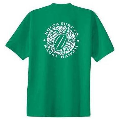 Koloa Surf Co. Hawaiian Honu Turtle Logo Cotton T-Shirts Koloa Surf Company Mens Apparel