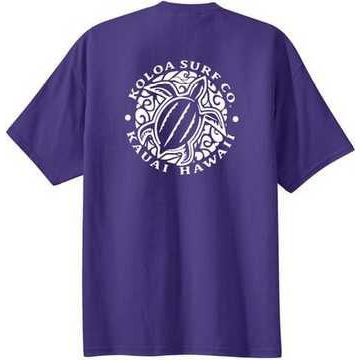 Koloa Surf Co. Hawaiian Honu Turtle Logo Cotton T-Shirts Koloa Surf Company Mens Apparel