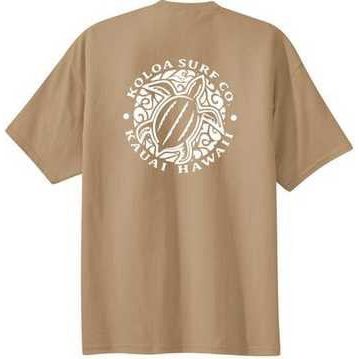 Koloa Surf Co. Hawaiian Honu Turtle Logo Cotton T-Shirts Koloa Surf Company Mens Apparel