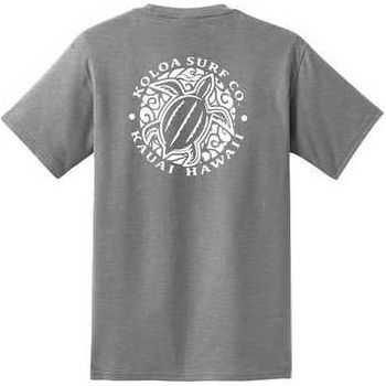 Koloa Surf Co. Hawaiian Honu Turtle Logo Cotton T-Shirts Koloa Surf Company Mens Apparel