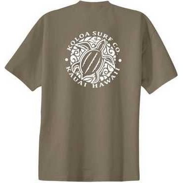 Koloa Surf Co. Hawaiian Honu Turtle Logo Cotton T-Shirts Koloa Surf Company Mens Apparel