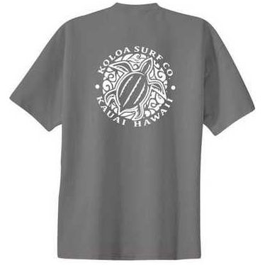 Koloa Surf Co. Hawaiian Honu Turtle Logo Cotton T-Shirts Koloa Surf Company Mens Apparel