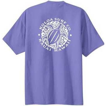 Koloa Surf Co. Hawaiian Honu Turtle Logo Cotton T-Shirts Koloa Surf Company Mens Apparel