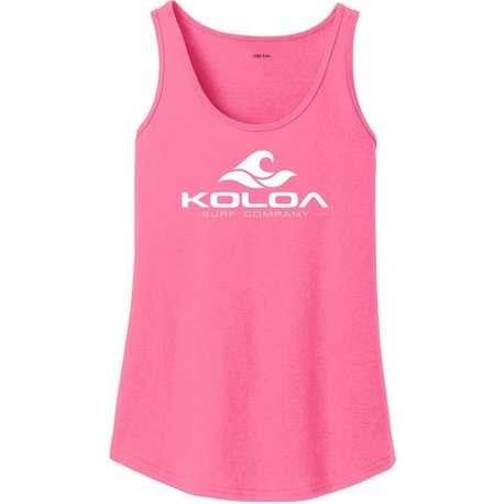 Koloa Surf Co. Ladies Classic Wave Logo Soft Cotton Tank Top Koloa Surf Company Womens Apparel