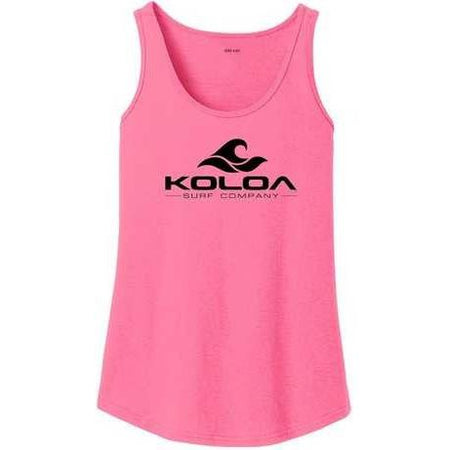 Koloa Surf Co. Ladies Classic Wave Logo Soft Cotton Tank Top Koloa Surf Company Womens Apparel