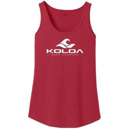 Koloa Surf Co. Ladies Classic Wave Logo Soft Cotton Tank Top Koloa Surf Company Womens Apparel