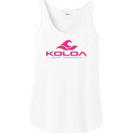 Koloa Surf Co. Ladies Classic Wave Logo Soft Cotton Tank Top Koloa Surf Company Womens Apparel