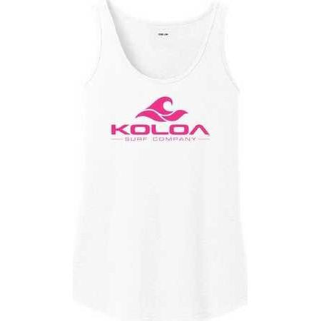 Koloa Surf Co. Ladies Classic Wave Logo Soft Cotton Tank Top Koloa Surf Company Womens Apparel