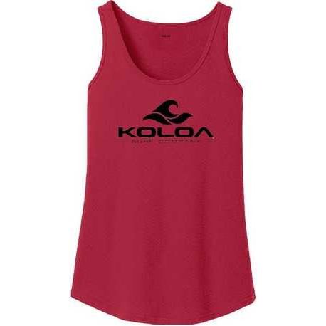 Koloa Surf Co. Ladies Classic Wave Logo Soft Cotton Tank Top Koloa Surf Company Womens Apparel