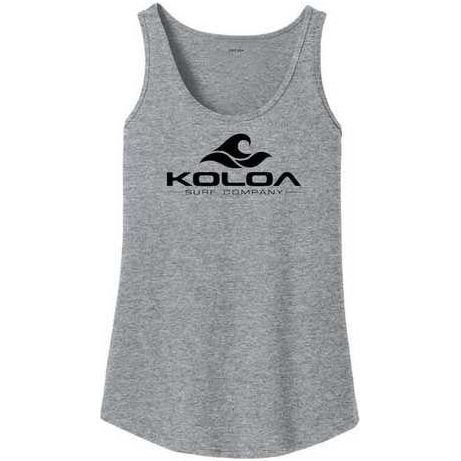 Koloa Surf Co. Ladies Classic Wave Logo Soft Cotton Tank Top Koloa Surf Company Womens Apparel